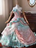 Romantic Prom Dress Strapless Pleated Tulle Quinceanera Dress Ball Gown Evening Dress HZ0319