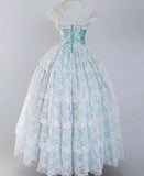 Pretty Prom Dress Sweetheart Pleated Lace Evening Dress Quinceanera Dress Ball Gown HZ0319
