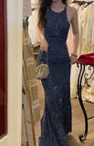 Stunning Prom Dress Crew Neck Backless Mermaid Birthday Party Dress Cockatail Dress Evening Dress HZ0319
