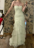 Beauty Prom Dress Sweetheart Pleated Tulle Gala Dress Cockatail Dress Evening Dress HZ0319