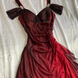 Burgundy Prom Dress A Line Shiny Sweetheart Long Gala Dress Ruffled Evening Gown Birthday Party Dress HZ0319