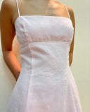 A Line Vintage Pink Long Prom Dress Lace Formal Party Dress HZ0319