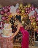 Hot Pink Sweatheart Velvet Long Party Dress Birthday Dress, HZ0319