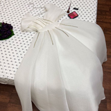 White Off Shoulder A-Line Chiffon Long Formal Party Dress, HZ0319