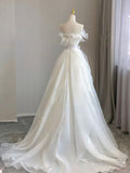 Elegant Strapless A-Line Light Wedding Dress Birthday Outfits, HZ0319