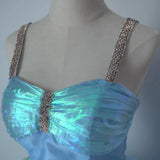 Fairy Spaghetti Strap Sweet 16 Birthday Party Gown Sparkly Formal Prom Dress HZ0319