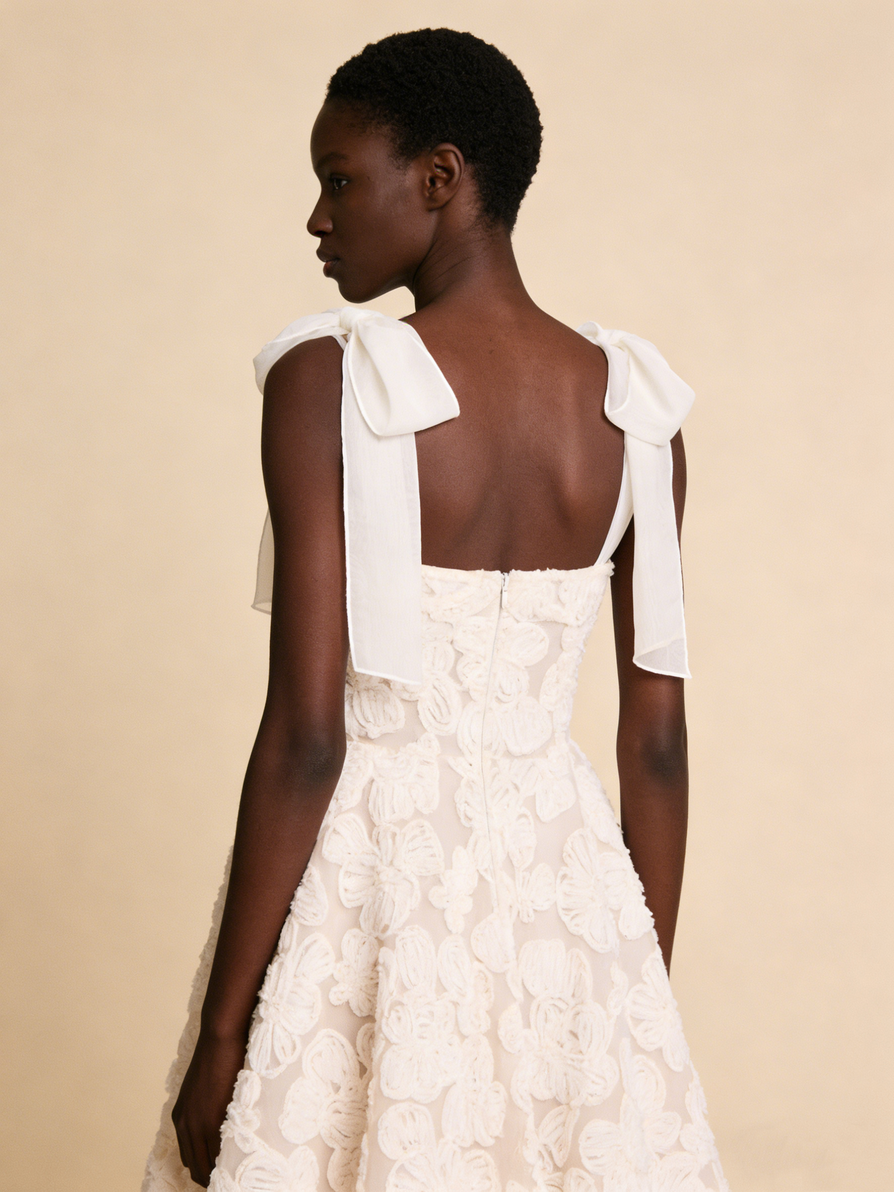 White Straps A-Line Long Party Dress Lovely Birthday Outfits, HZ0319
