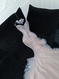 Gorgeous Champagne Sweetheart Mermaid Beaded Wedding Dresses Evening Gowns, HZ0319