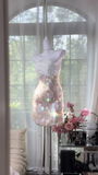 Gorgeous Princess Sequin Strapless Sheath Elegant Chiffon Homecoming Dress Evening Dress Prom Dresses HZ0319