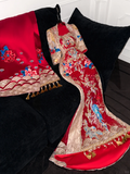 Sparkling Beaded Sequin Mermaid Design Exquisite Embroidery Gorgeous Evening Dress Prom Dresses HZ0319