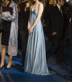 Elegant Blue Sweetheart Neck A-Line Long Party Dress Evening Gown, HZ0319