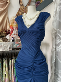 Elegant Sleeveless Mermaid Vintage Long Prom Dress Formal Party Dress, HZ0319