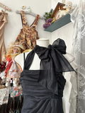Black Straps Sheath Chiffon Vintage Short Party Dress Homecoming Dress, HZ0319
