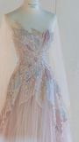 Gorgeous Long Sleeves A-Line Beading Long Prom Dress Evening Gown, HZ0319