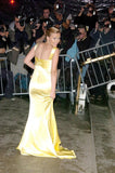 Elegant Yellow Straps Mermaid Satin Long Party Dress Evening Gown, HZ0319