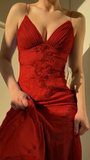 Lilac V Neck Straps Sheath Vintage Long Formal Prom Dress Evening Gown, HZ0319