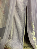 Light Lilac Sweetheart Beading Chiffon Vintage Long Party Dress Evening Dress, HZ0319