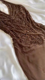 Ombre Halter Neck Sheath Beading Vinatge Long Party Dress Evening Dresses, HZ0319